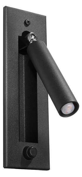 Sollux Lighting Nástěnné svítidlo ENIF černé