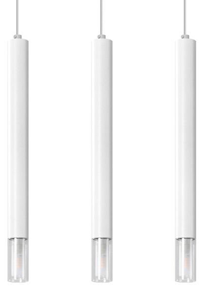 Sollux Lighting Závěsné svítidlo WEZYR 3 bílé