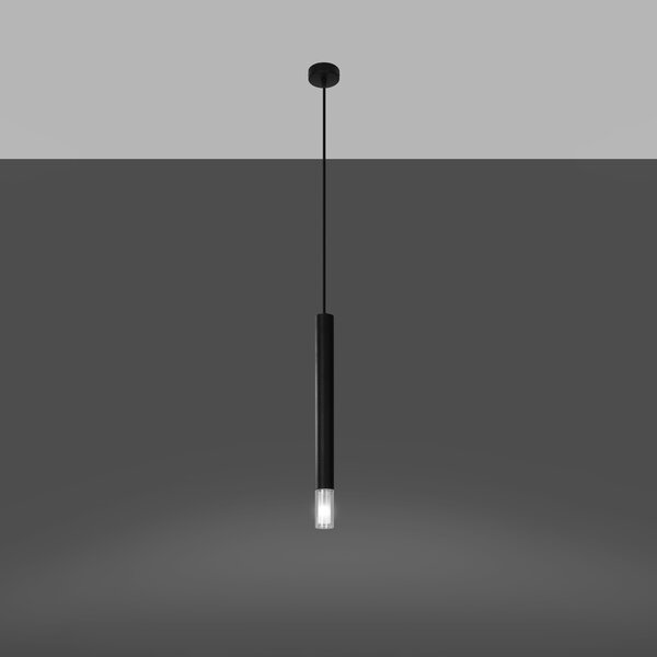 Sollux Lighting Závěsné svítidlo WEZYR 1 černé