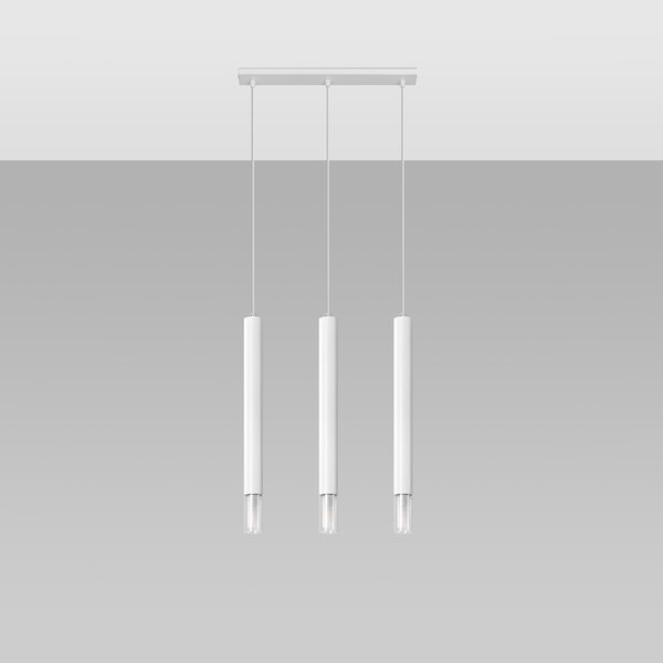 Sollux Lighting Závěsné svítidlo WEZYR 3 bílé