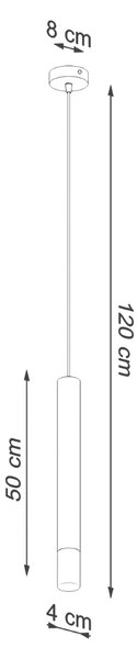Sollux Lighting Závěsné svítidlo WEZYR 1 černé