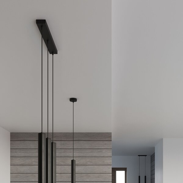 Sollux Lighting Závěsné svítidlo WEZYR 1 černé