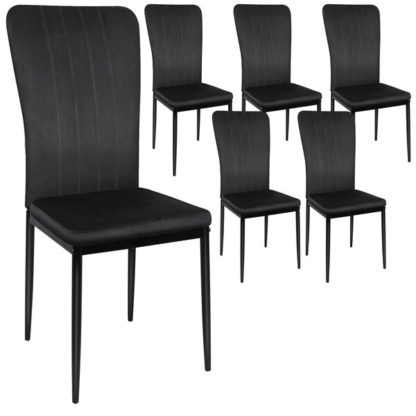 Jídelní židle z prodyšného sametu s moderním designem