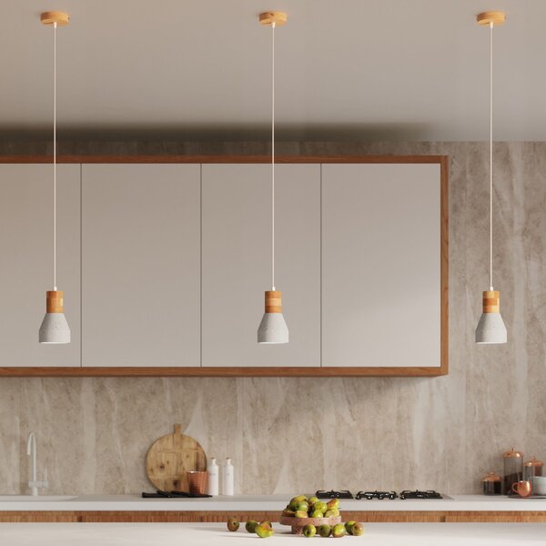 Sollux Lighting Závěsné svítidlo QUBIC šedé