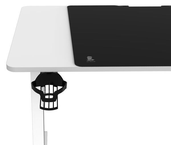 Výškově nastavitelný elektrický stůl EGON, 1100 x 720 x 600 mm, bílý