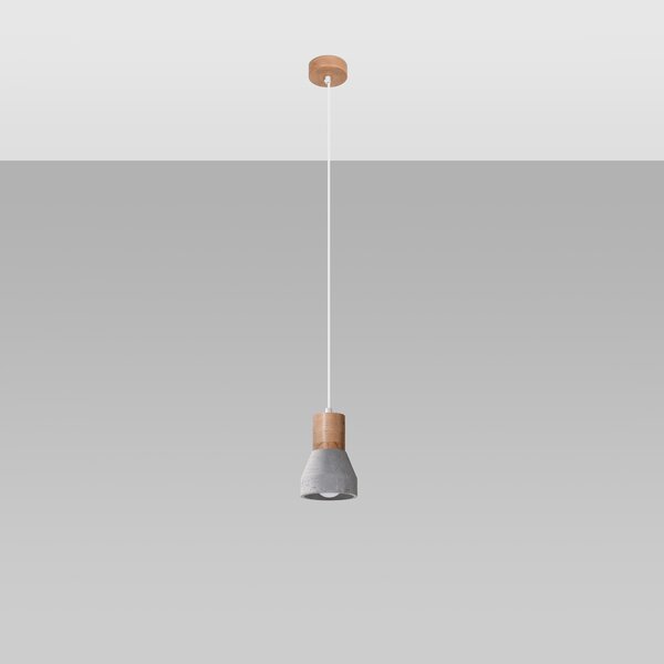 Sollux Lighting Závěsné svítidlo QUBIC šedé