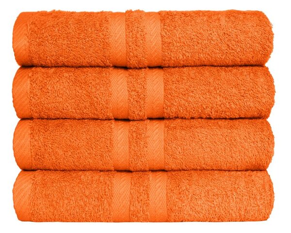 Bavlněný ručník KLASIK oranžová osuška 100 x 150 cm