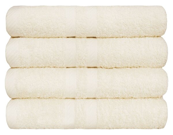 Bavlněný ručník KLASIK smetanová osuška 70 x 140 cm