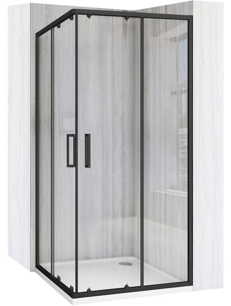 Sprchový kout REA City 80x80 Black