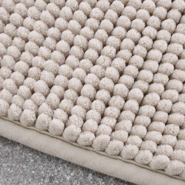 Šedá koupelnová předložka 50x80 cm Bobble – Catherine Lansfield