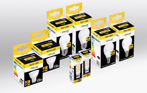Sollux Lighting LED žárovka E14 3000K 7,5W 620lm