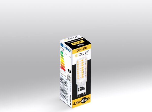 Sollux Lighting LED žárovka G9 3000K 4,5W 450lm