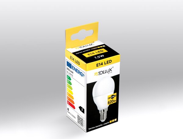 Sollux Lighting LED žárovka E14 3000K 7,5W 620lm