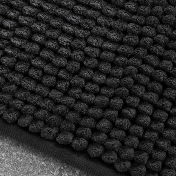 Tmavě šedá koupelnová předložka 50x80 cm Bobble – Catherine Lansfield