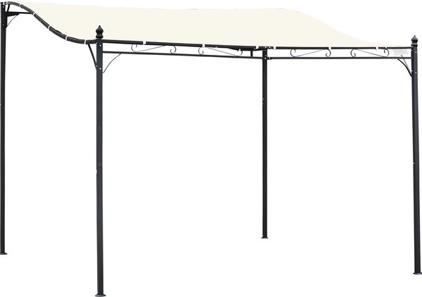 Fortuna Lai Pergola Zahradní altán Střecha Stan Kov, krémová, 297 x 297 cm