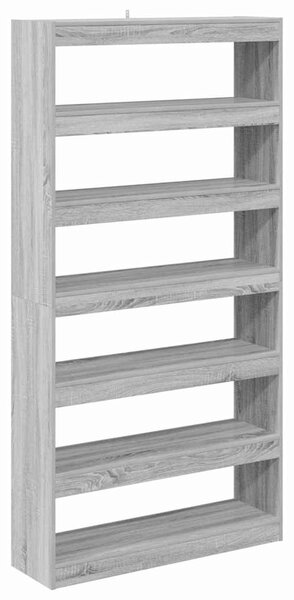 Knihovna 6 úrovní 100 x 30 x 198 cm Kompozitní dřevo 3345118