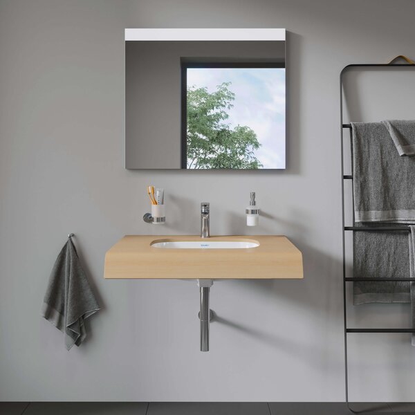 Duravit D-Code umyvadlo 49.5x29 cm obdélníkový pod pult bílá lesk 0338490000