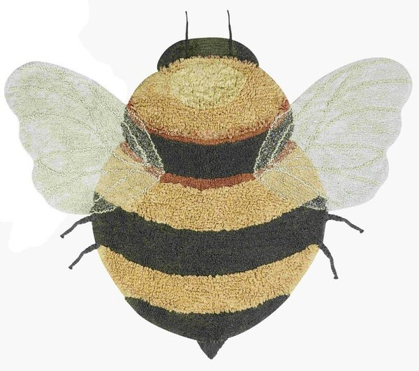 Lorena Canals, Dětský kusový koberec Bee, 115x150, vícebarevná, dětský pokoj
