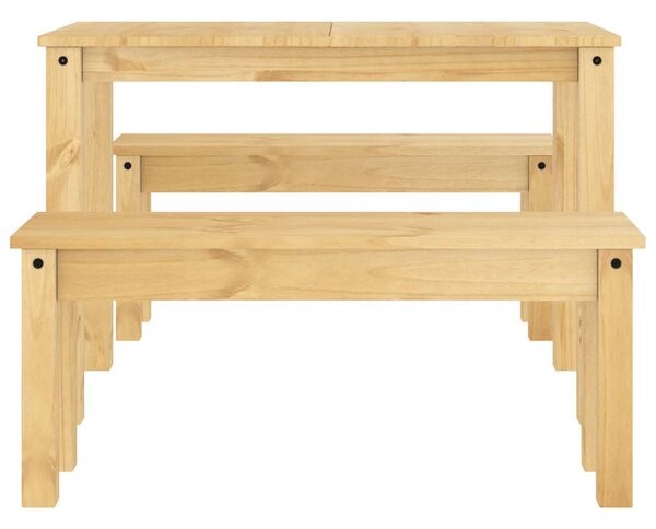 Jídelní set 3 kusů PANAMA Borovicový masiv 3345164