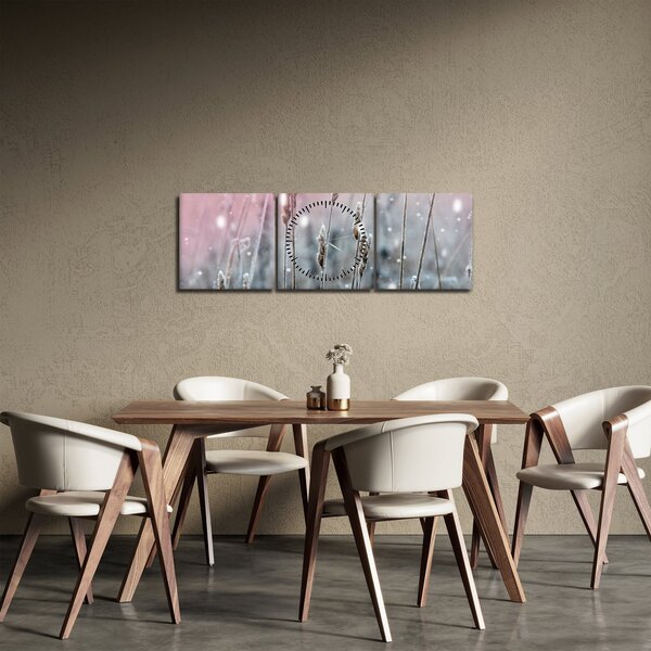 Obraz - Okamžik (s hodinami) (90x30 cm)