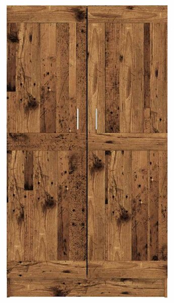 Knihovna old wood 82,5 x 30,5 x 150 cm kompozitní dřevo 3345215