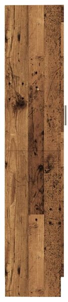 Knihovna old wood 82,5 x 30,5 x 150 cm kompozitní dřevo 3345215