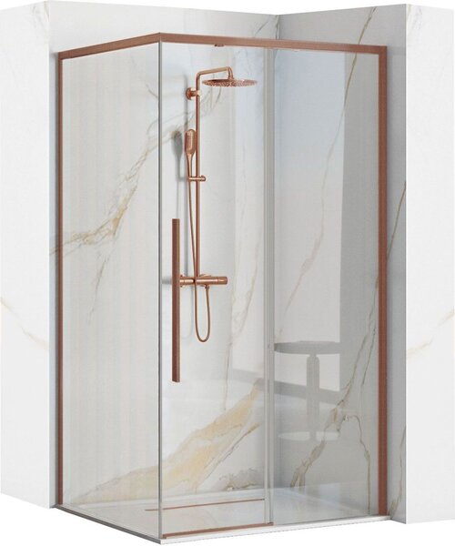 Sprchový Kout Rea Solar 90X90 Brush Copper
