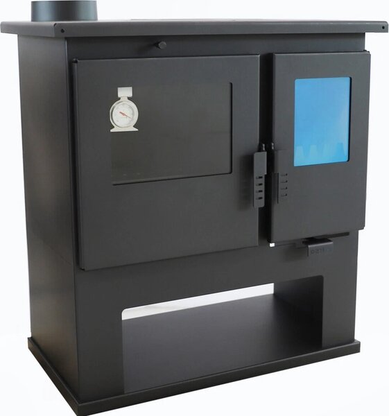 Sporák na dřevo Verso CS Lite 7,7 kW | Sporák na dřevo s troubou - levý
