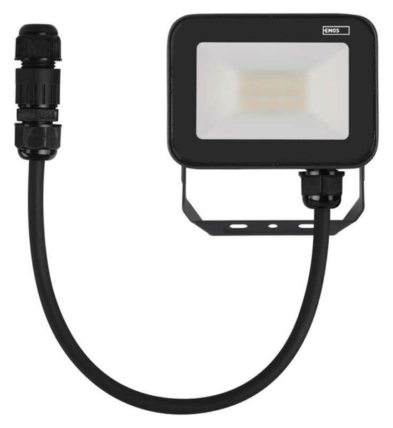EMOS LED reflektor INOVO 10 W, šedý, neutrální bílá ZS2612