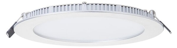 RED R10471 SLENDER kruhová zápustná stříbrnošedá 230V/350mA LED 12W 3000K - RED - DESIGN RENDL