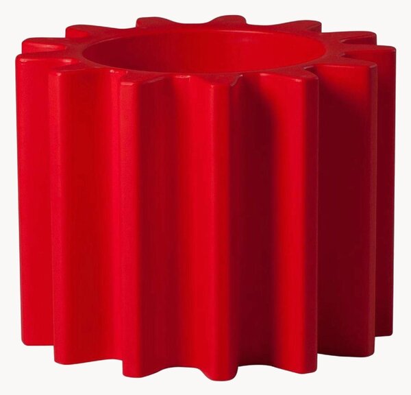 Kulatá stohovatelná zahradní stolička/květináč Gear Pot Flame