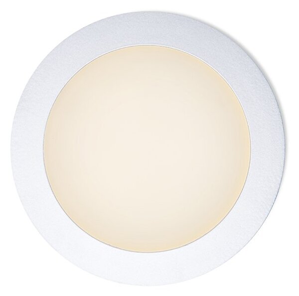 RED R10471 SLENDER kruhová zápustná stříbrnošedá 230V/350mA LED 12W 3000K - RED - DESIGN RENDL