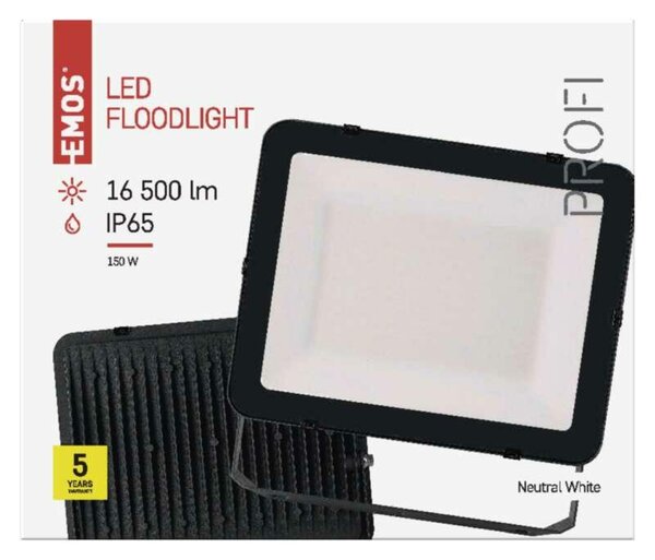 EMOS LED reflektor INOVO 150 W, šedý, neutrální bílá ZS2662