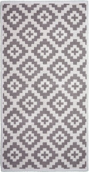 Béžový bavlněný koberec Vitaus Art, 60 x 90 cm