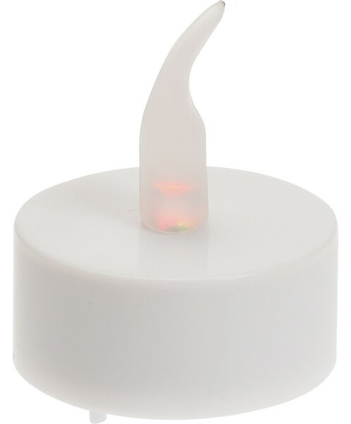 Sada LED svíček Flicker bílá, pr. 3,8 cm, 4 ks