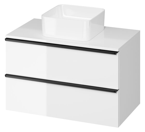 Cersanit Virgo skříňka s deskou 80x46.9x49.9 cm pod umyvadlo závěsná bílá S522-027