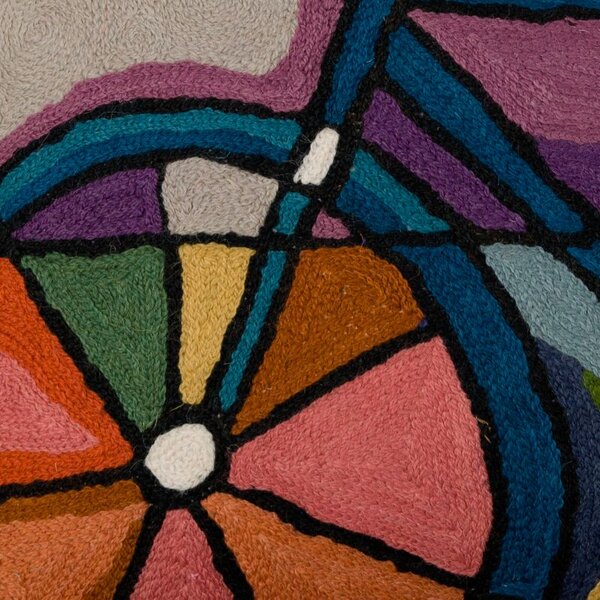 Povlak ART WOOL velo multi 45 x 45 cm
