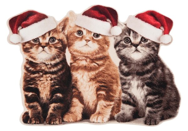 Rohožka Hanse Home Christmas Cats, 45 x 64 cm