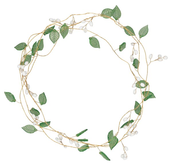 Dekorativní girlanda Leaves Green 180 cm