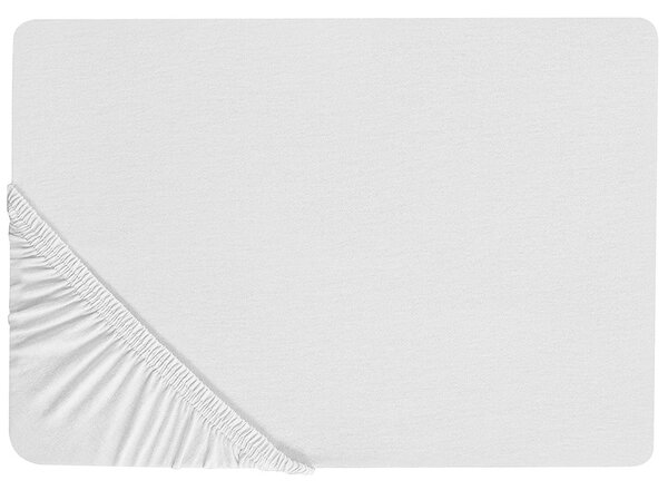 Bavlněné prostěradlo 90 x 200 cm bílé HOFUF