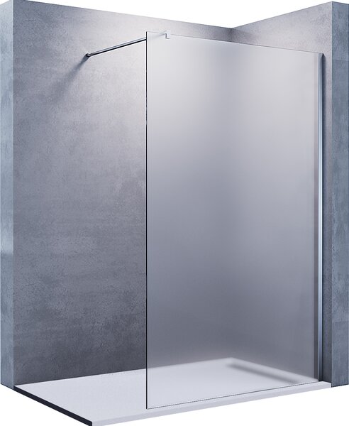 Sprchový kout SONNI walk in 80x200cm, plně matné 8 mm NANO sklo, se stabilizační sprchovou zástěnou