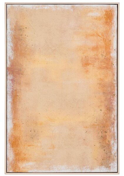 Kave Home Žlutý abstraktní obraz Selnar 90 x 60 cm