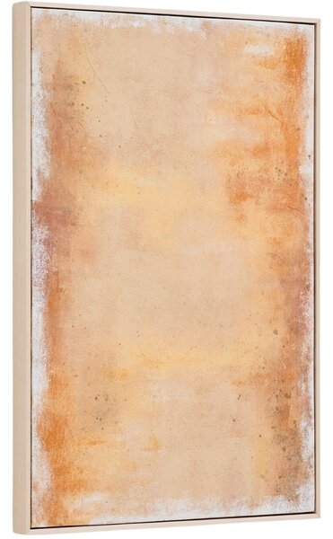 Kave Home Žlutý abstraktní obraz Selnar 90 x 60 cm