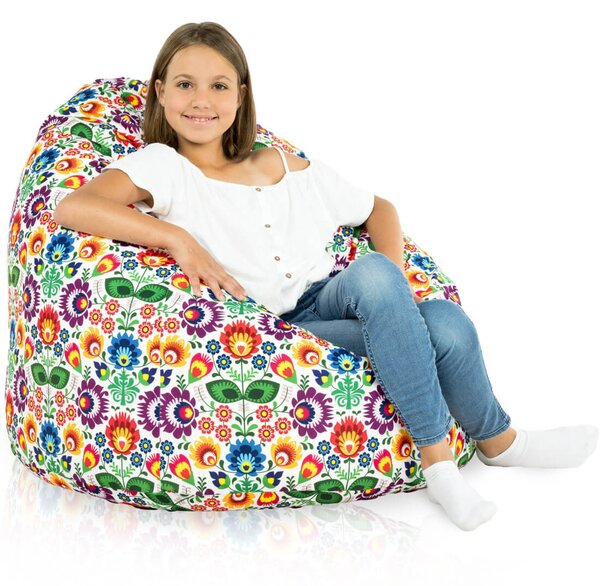 Sedací vak Primabag Mega Sako Design folk