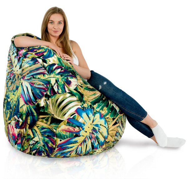 Sedací vak Primabag Mega Sako Design tropic