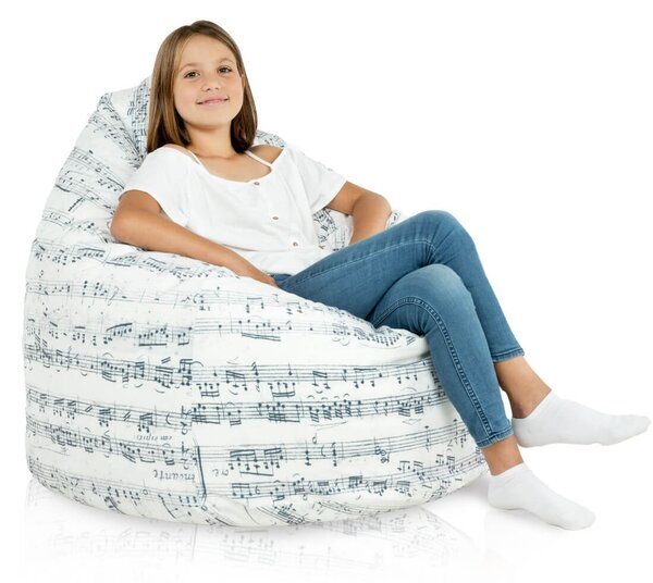 Sedací vak Primabag Mega Sako Design music