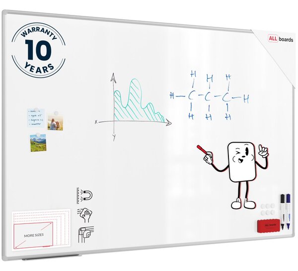 ALLboards PREMIUM EX1812 magnetická tabule 180 x 120 cm