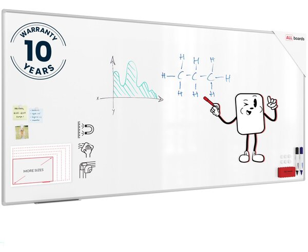 ALLboards PREMIUM EX2512 magnetická tabule 250 x 120 cm