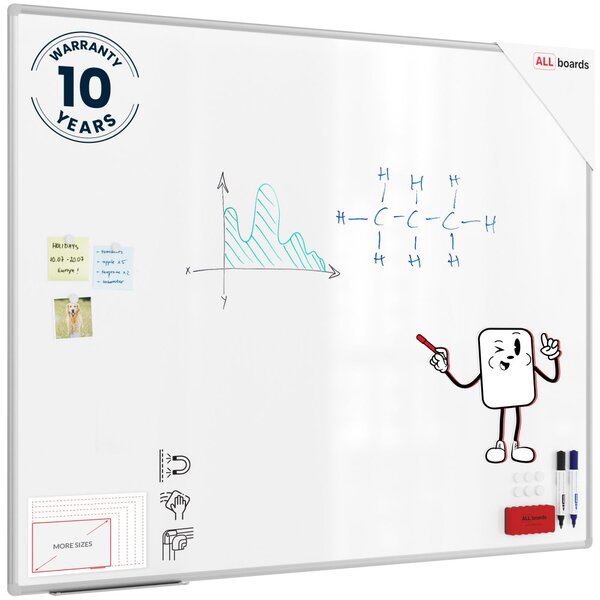 ALLboards PREMIUM EX1512 magnetická tabule 150 x 120 cm