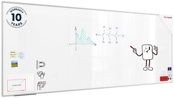 ALLboards PREMIUM EX3012 magnetická tabule 300 x 120 cm